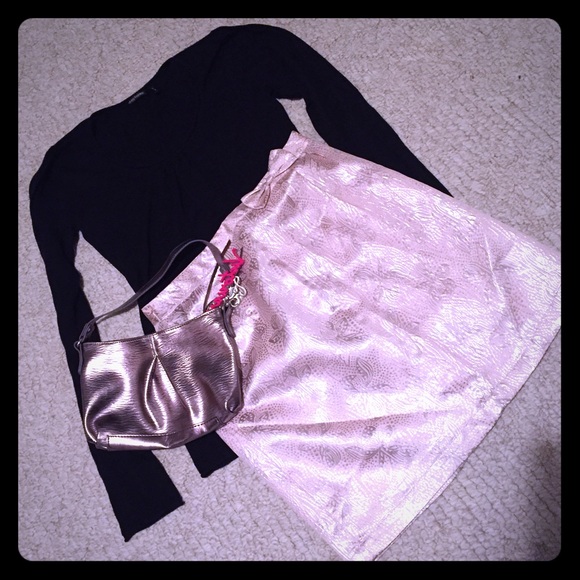 Anthropologie Dresses & Skirts - brocade pink skirt