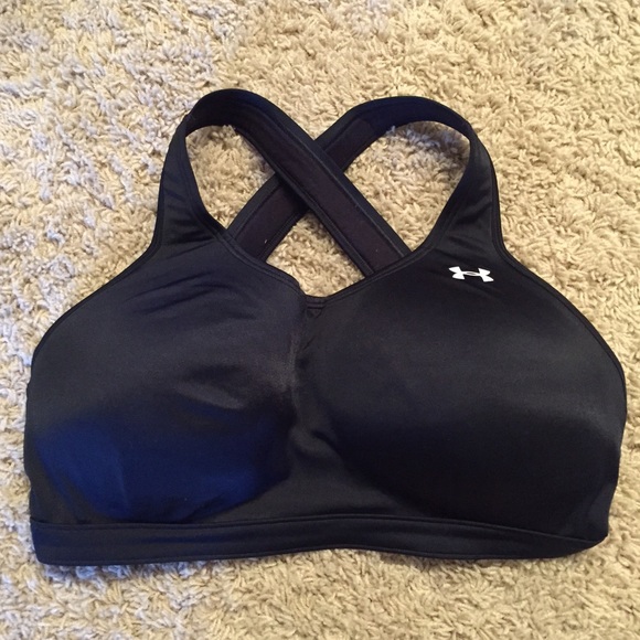 Black Under Armour sports bra