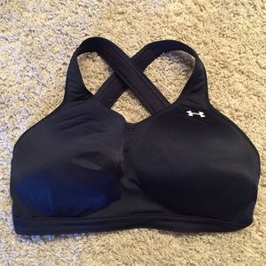 Black Under Armour sports bra