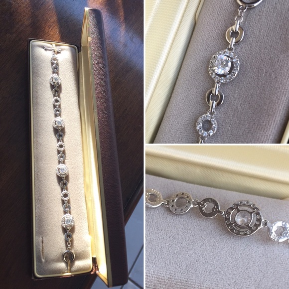 925 Sterling Silver CZ bracelet