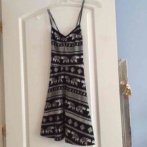 Boho Black Dress