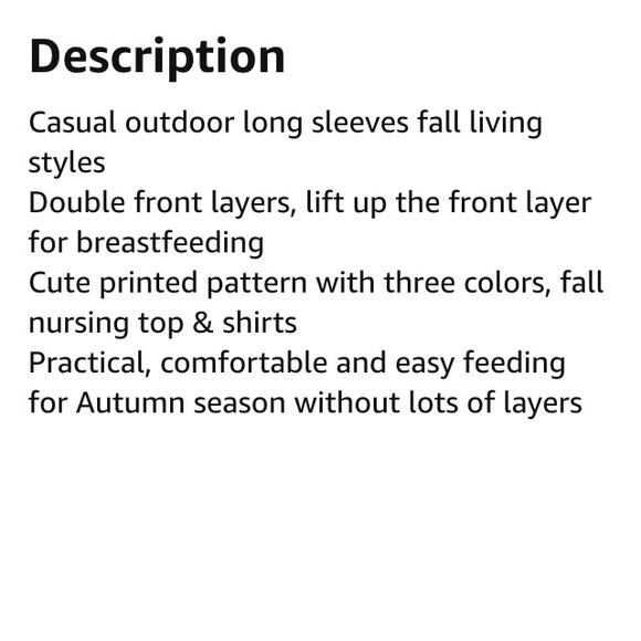 Gray stripe nursing top - Picture 4 of 4