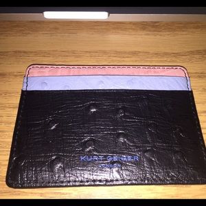 Kurt Geiger Ostrich Card Holder Wallet