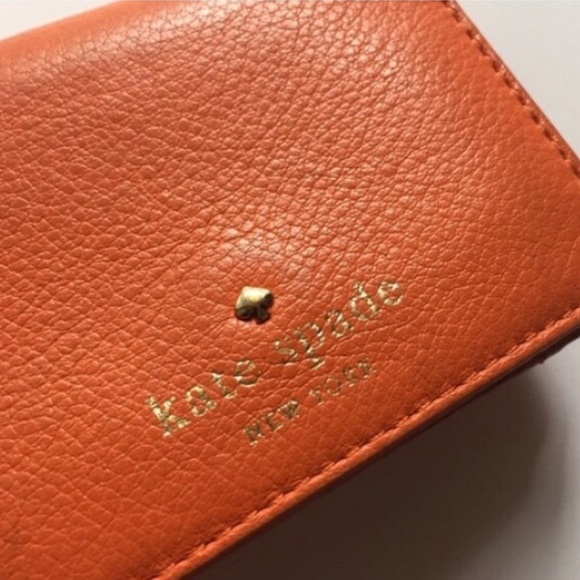 SALE Orange Kate spade wallet