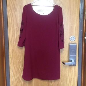 Dainty Hooligan Maroon dress