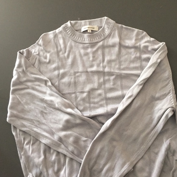 Mens Large Silk Sweater Long Sleeve