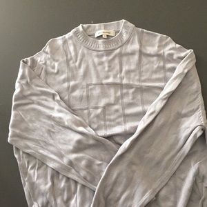 Mens Large Silk Sweater Long Sleeve