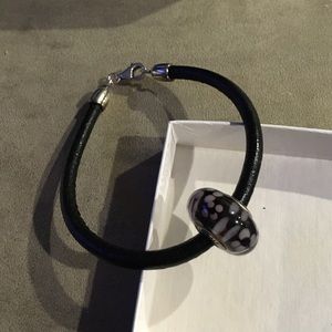 Leather Pandora bracelet
