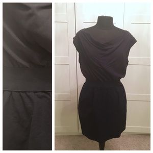 Navy GAP mini dress with elastic waist