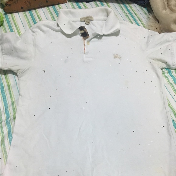 MENS size small Burberry polo