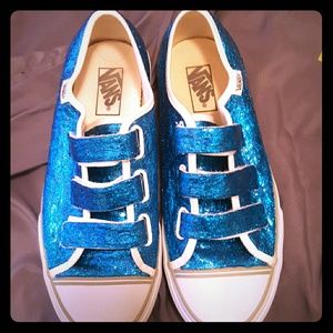 Sparkle blue vans