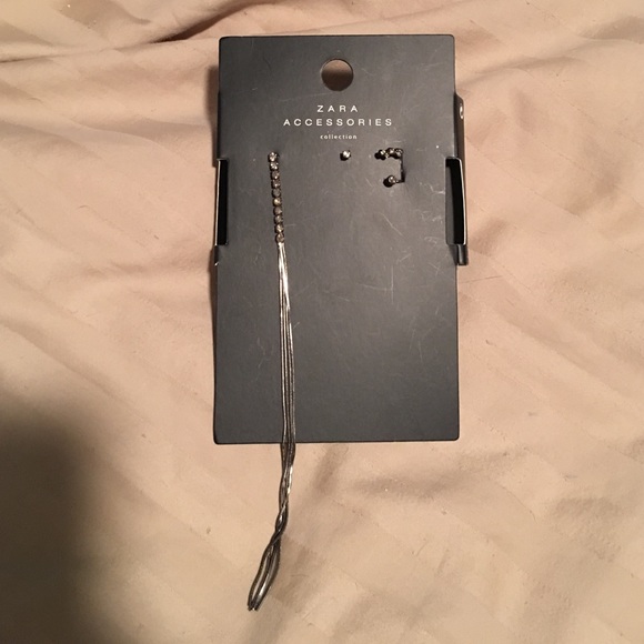 Zara NWT earrings and cuff