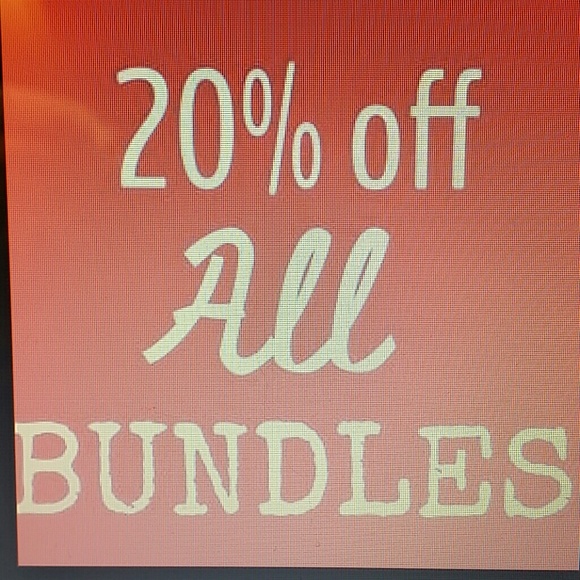 THIS WEEKEND ONLY 20% OFF 3 PIECES OR MORE