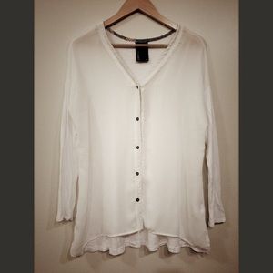 White Dolan Blouse from Anthropologie