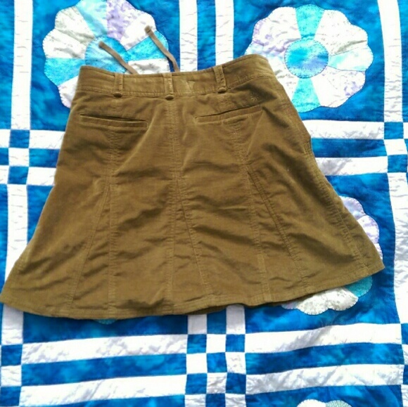 Brown corduroy Athleta mini skirt - Picture 2 of 3