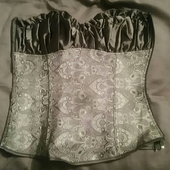 Unique gray corset