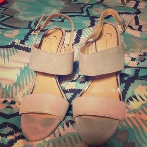 Light Grey/Silver Jessica Simpson Heels