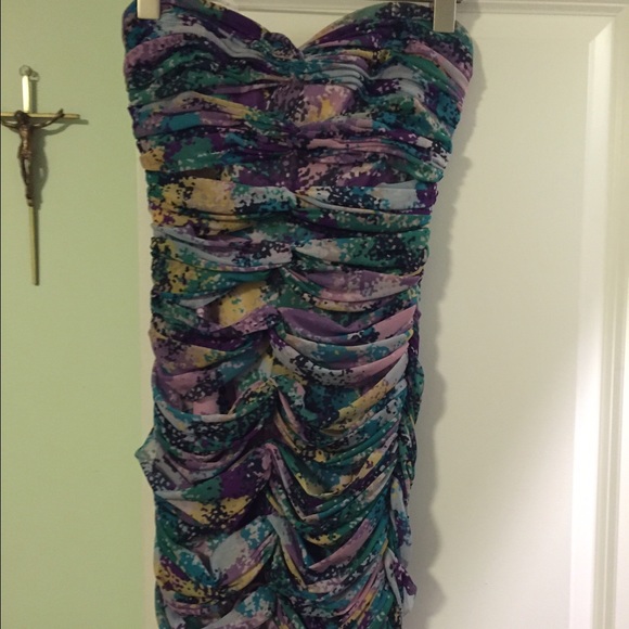 BCBGMaxAzria multi colored dress