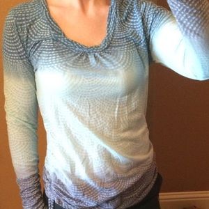 LUCY Burnout Long Sleeve Shirt- Yoga