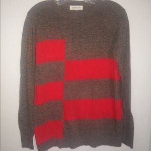 Checkered Knit Sweater