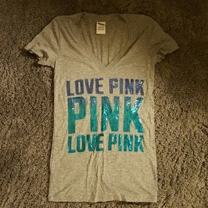 Pink tee shirt new without tags. Never worn