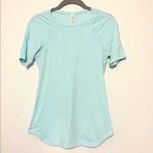 Light Blue Crew neck tee