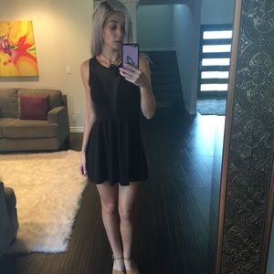 For Love And Lemons Mesh Detail Dress