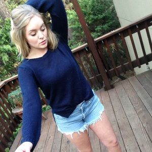 Navy blue sweater