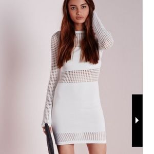 💕Missguided white dress size 2💕