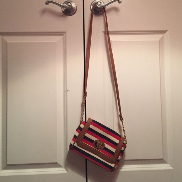 Red, White, and Blue Shoulder Strap Purse