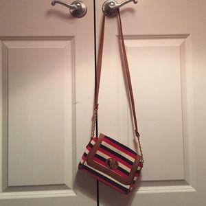 Red, White, and Blue Shoulder Strap Purse