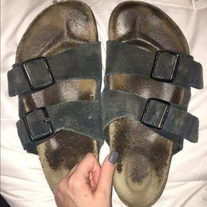 Birkenstock Black Arizona Size 38 ladies 8