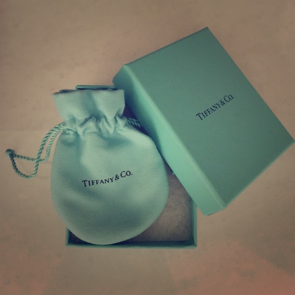 Tiffany dust bag and box.