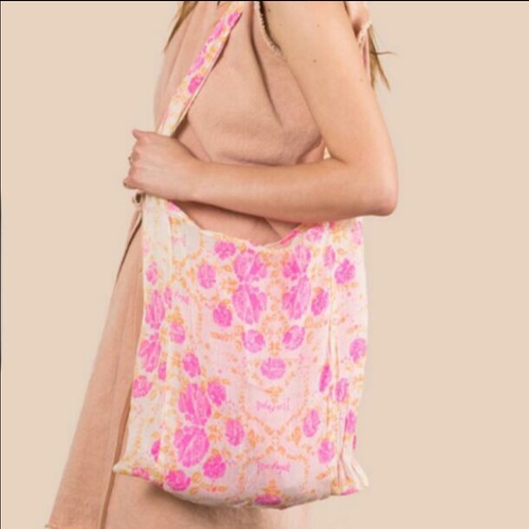 Free People fabric bag.