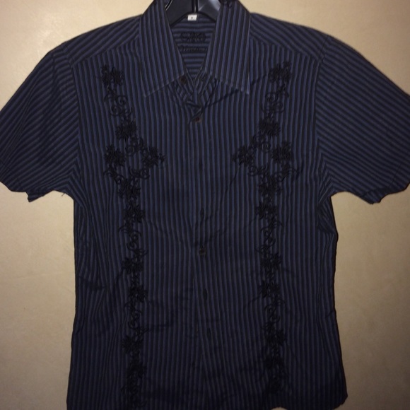 Big boys short sleeve button down dress shirt