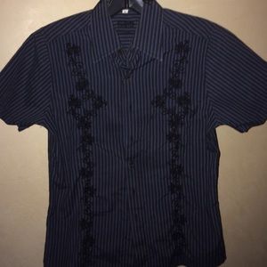 Big boys short sleeve button down dress shirt
