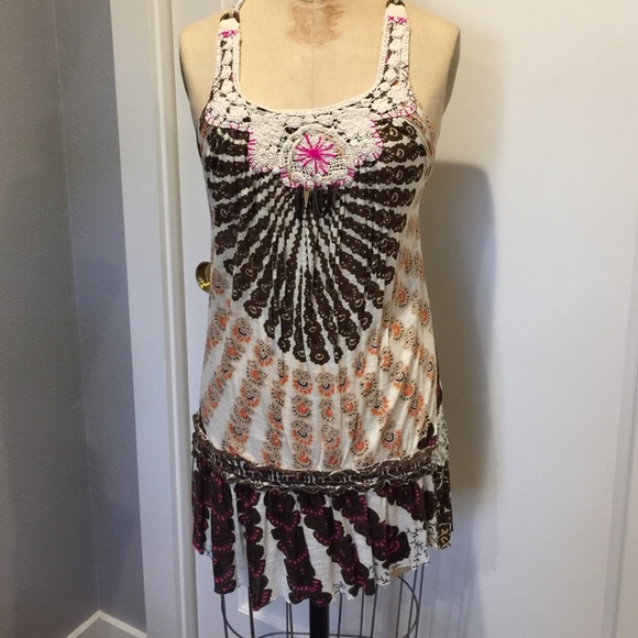 free people ethnic tank