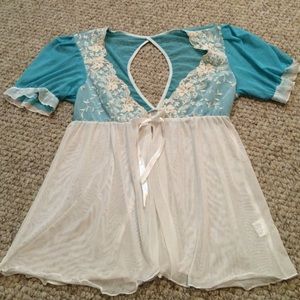 Sexy sheer  lingerie top