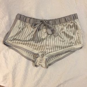Victoria's Secret striped satin short