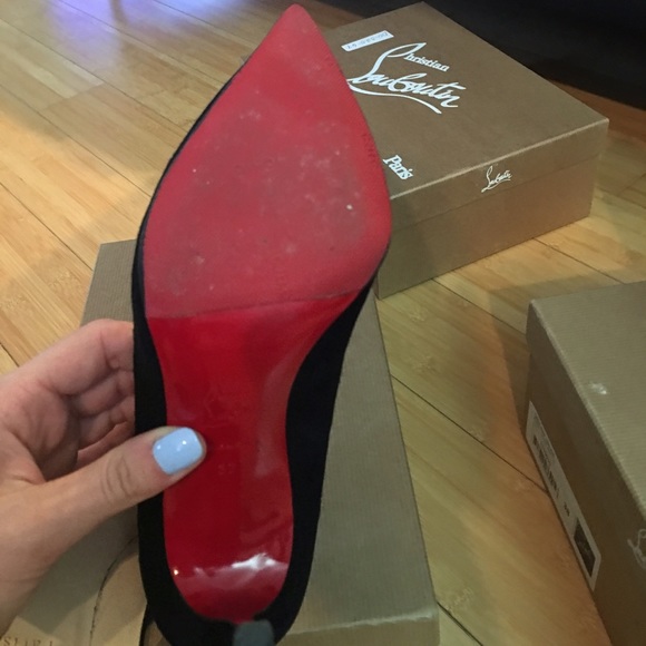 🏮SOLD🏮Christian Louboutin pigalle follies suede - Picture 4 of 4