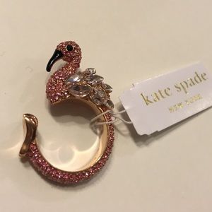 Kate Spade Flamingo Ring NWT Size 7