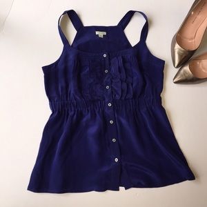 Anthropologie 100% Silk Top