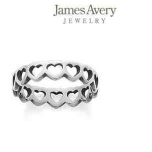 James Avery "Tiny Hearts" ring