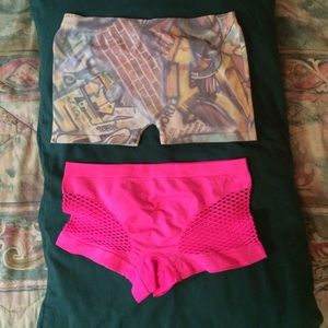 2 par Dance shorts bundle