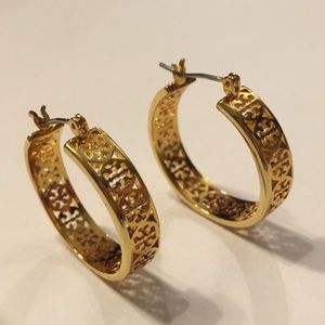 Tory Burch Small Kinsley Hoop Earrings