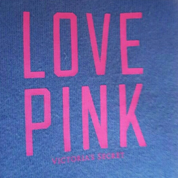 Like New VS Pink Quarter Zip Sz. SM - Picture 2 of 3