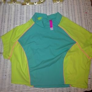 Victoria Secret Cropped Rash Guard