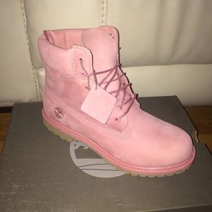 Rose pink timberland