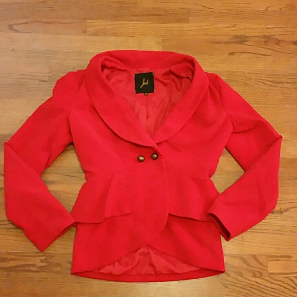 New Jack by BB Dakota Peplum Blazer