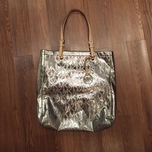 Metallic Michael Kors handbag